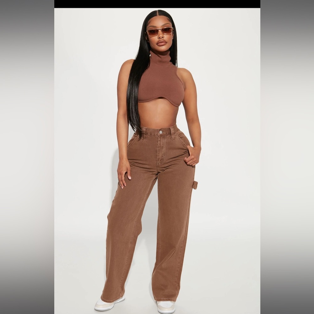 Utility Brown Cargo Pants